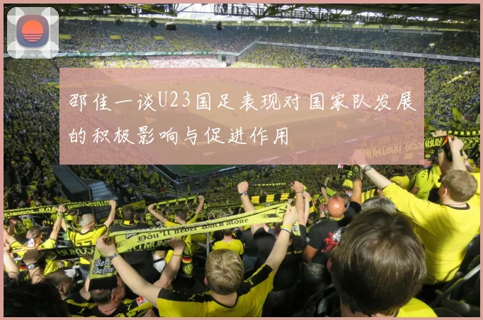 邵佳一谈U23国足表现对国家队发展的积极影响与促进作用